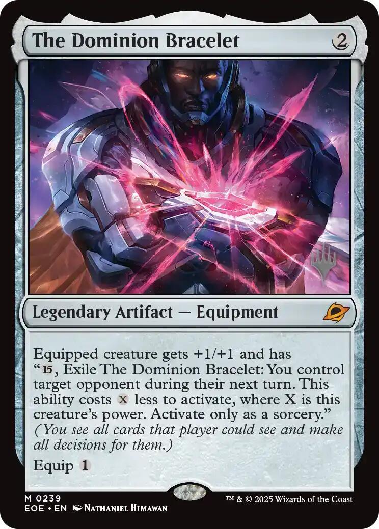 The Dominion Bracelet [Edge of Eternities Promo Pack] | Black Swamp Games