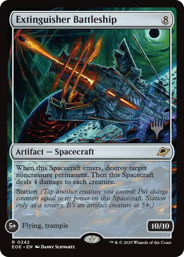 Extinguisher Battleship [Edge of Eternities Promo Pack] | Black Swamp Games