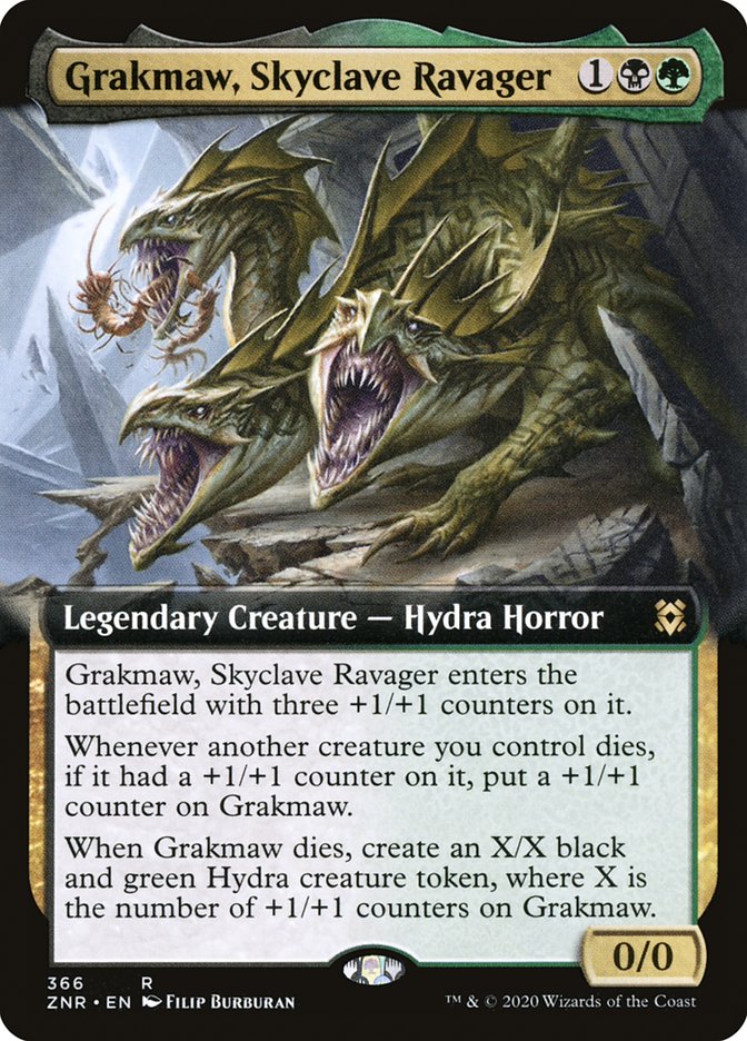 Grakmaw, Skyclave Ravager (Extended Art) [Zendikar Rising] | Black Swamp Games