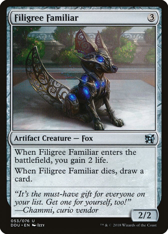 Filigree Familiar [Duel Decks: Elves vs. Inventors] | Black Swamp Games