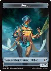 Robot // Lander (0004) Double-Sided Token [Edge of Eternities Tokens] | Black Swamp Games