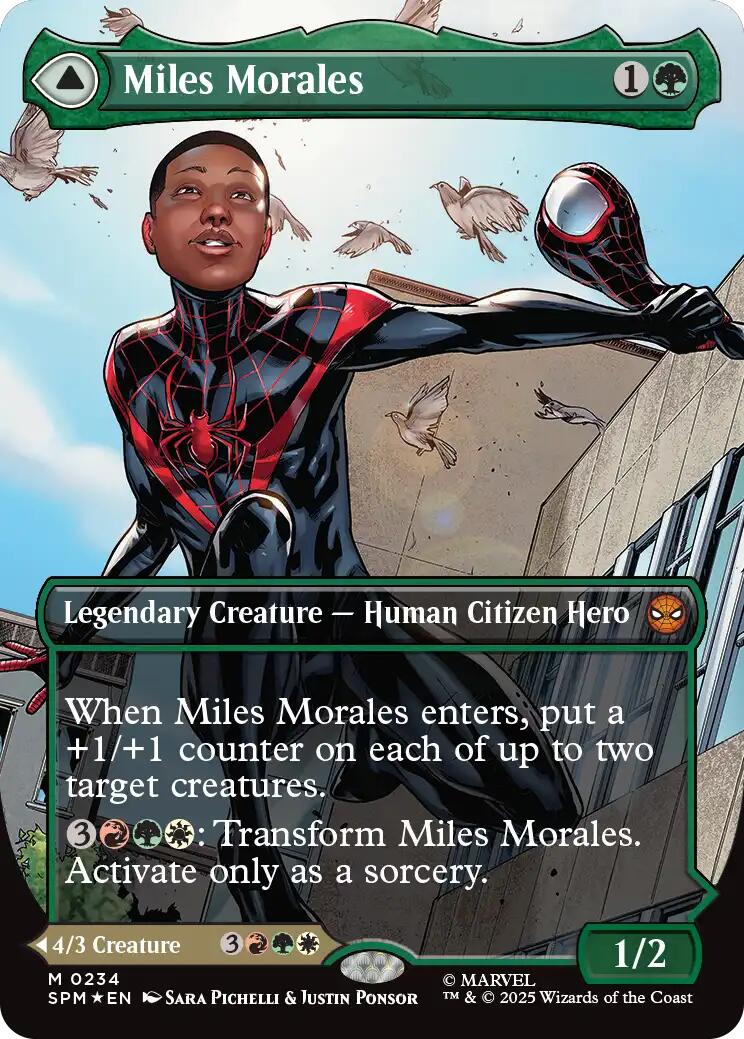 Miles Morales (0234) (Borderless) [Marvel's Spider-Man] | Black Swamp Games