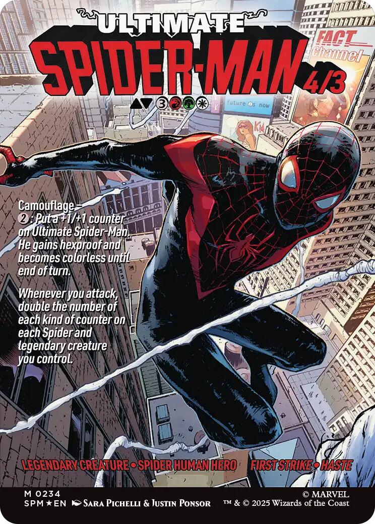 Miles Morales (0234) (Borderless) [Marvel's Spider-Man] | Black Swamp Games