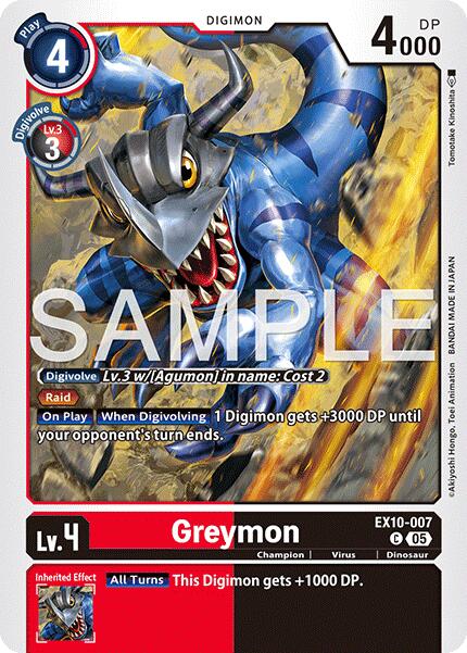Greymon [EX10-007] [Sinister Order] | Black Swamp Games