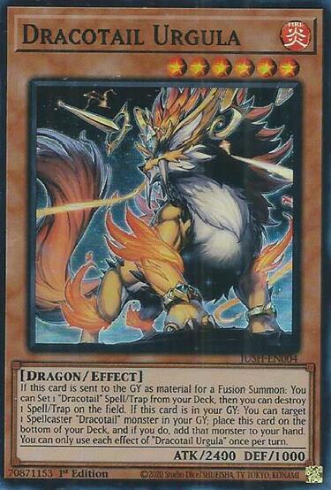 Dracotail Urgula (Super Rare) [JUSH-EN004] Super Rare | Black Swamp Games