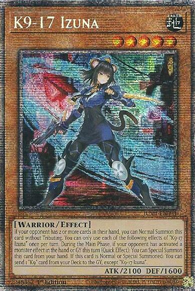 K9-17 Izuna (Starlight Rare) [JUSH-EN031] Starlight Rare | Black Swamp Games