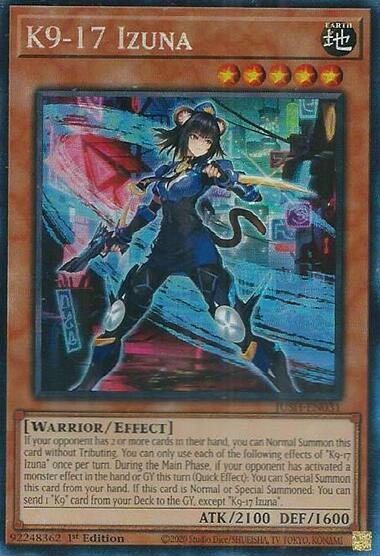 K9-17 Izuna (CR) [JUSH-EN031] Collector's Rare | Black Swamp Games
