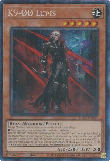 K9-00 Lupis (CR) [JUSH-EN034] Collector's Rare | Black Swamp Games