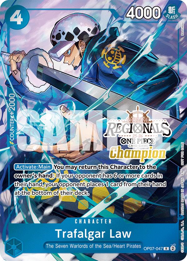 Trafalgar Law (Offline Regional Champion Card Set 2025 Vol.2) [One Piece Promotion Cards] | Black Swamp Games