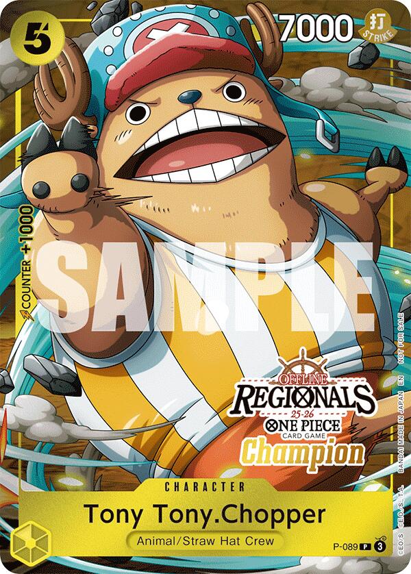 Tony Tony.Chopper (Offline Regional Champion Card Set 2025 Vol.2) [One Piece Promotion Cards] | Black Swamp Games