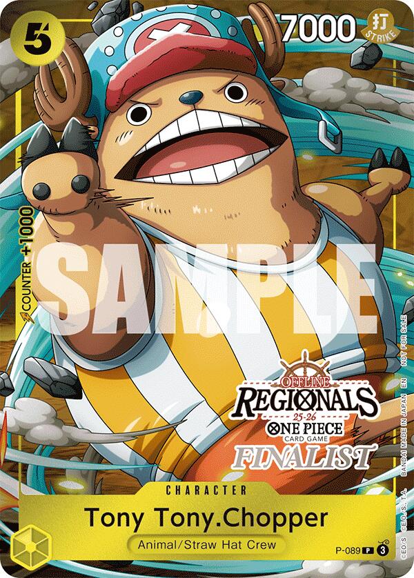 Tony Tony.Chopper (Offline Regional Finalist Card Set 2025 Vol.2) [One Piece Promotion Cards] | Black Swamp Games
