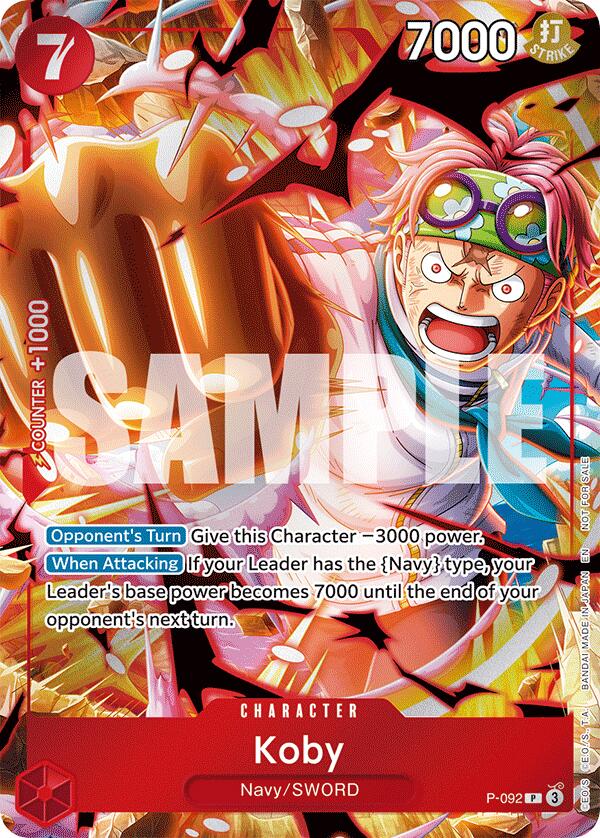 Koby (Event Pack Vol. 7) [One Piece Promotion Cards] | Black Swamp Games