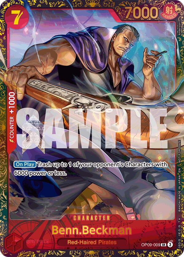 Benn.Beckman (Championship 25-26 Offline Regionals Season 2) [One Piece Promotion Cards] | Black Swamp Games