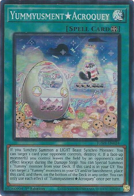 YummyusmentAcroquey (Super Rare) [JUSH-EN024] Super Rare | Black Swamp Games
