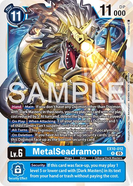 MetalSeadramon [EX10-012] [Sinister Order] | Black Swamp Games