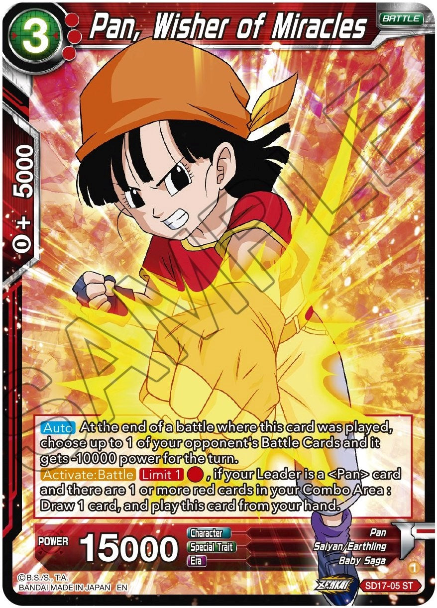 Pan, Wisher of Miracles (SD17-05) [Dawn of the Z-Legends] | Black Swamp Games