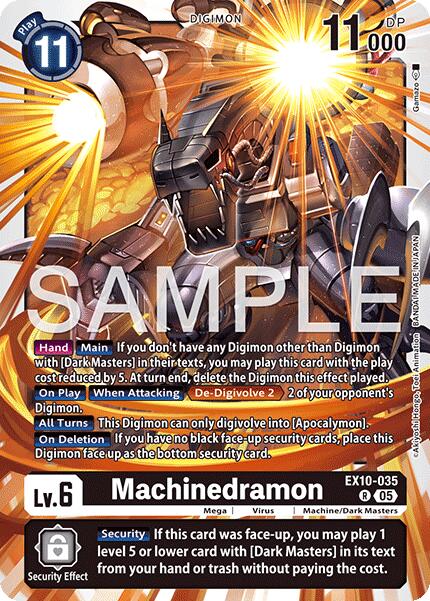Machinedramon [EX10-035] [Sinister Order] | Black Swamp Games