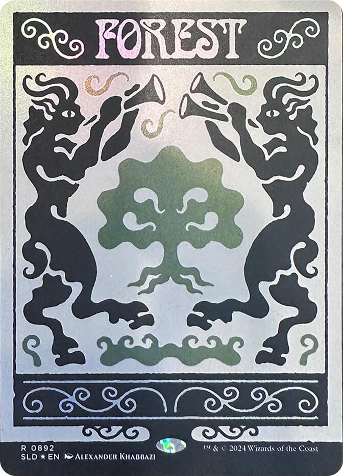 Forest (0892) (Rainbow Foil) [Secret Lair Drop Series] | Black Swamp Games