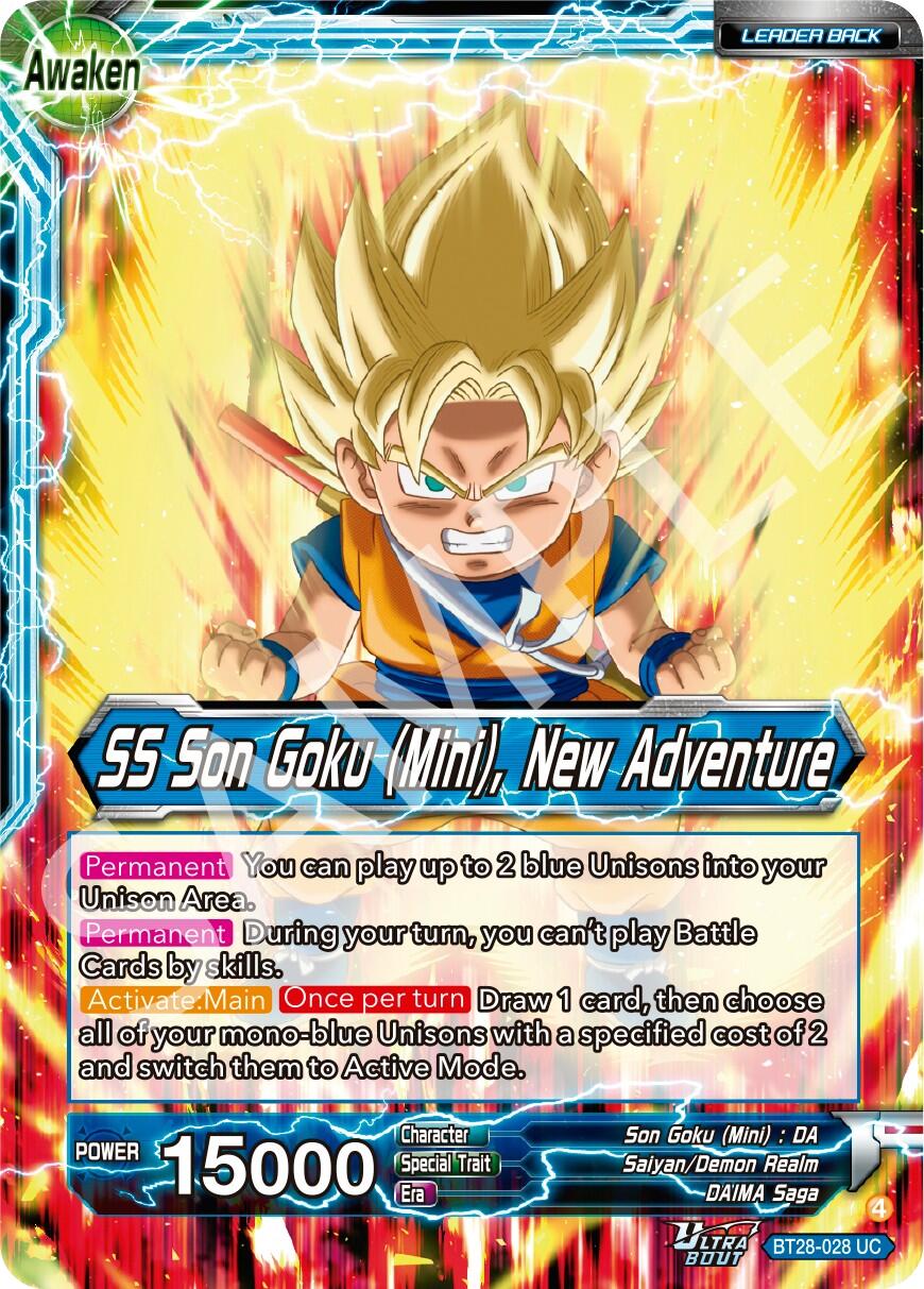 Son Goku (Mini) // SS Son Goku (Mini), New Adventure (BT28-028) [Prismatic Clash] | Black Swamp Games
