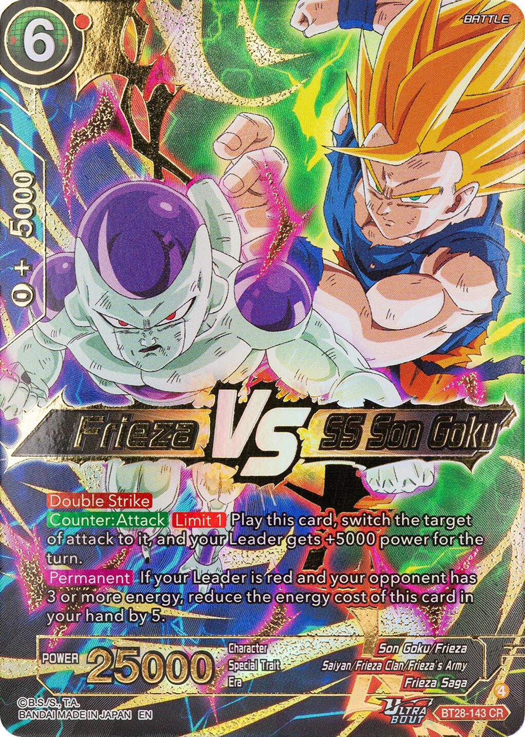 Frieza VS SS Son Goku (BT28-143) [Prismatic Clash] | Black Swamp Games