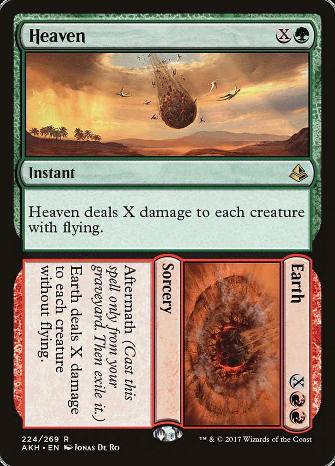 Heaven // Earth [Amonkhet] | Black Swamp Games