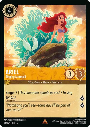 Ariel - Singing Mermaid (15/204) [Fabled] | Black Swamp Games
