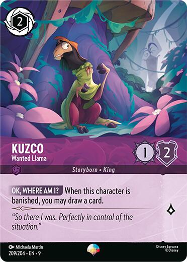 Kuzco - Wanted Llama (Epic) (209/204) [Fabled] | Black Swamp Games