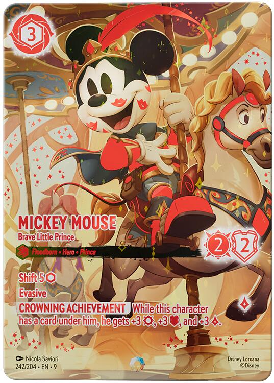 Mickey Mouse - Brave Little Prince (Iconic) (242/204) [Fabled] | Black Swamp Games