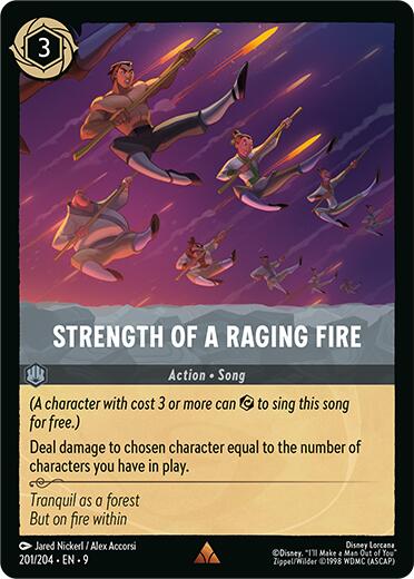 Strength of a Raging Fire (201/204) [Fabled] | Black Swamp Games