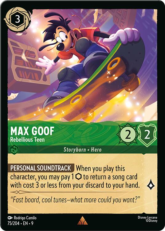 Max Goof - Rebellious Teen (75/204) [Fabled] | Black Swamp Games