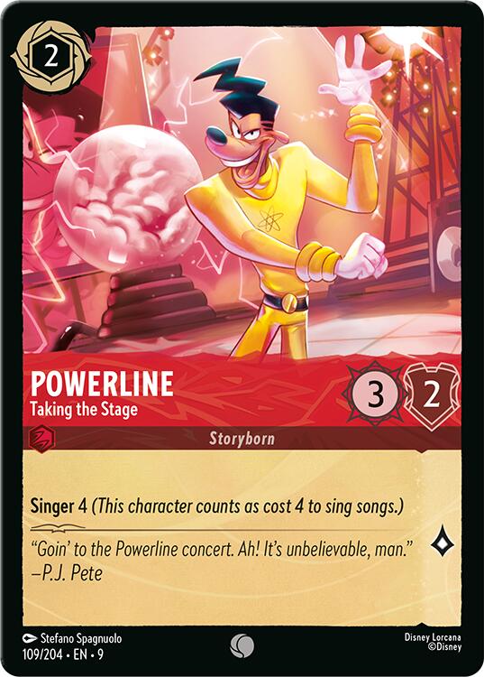 Powerline - Taking the Stage (109/204) [Fabled] | Black Swamp Games