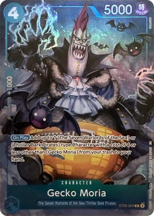 Gecko Moria (Seven Warlords of the Sea Binder Set) [One Piece Promotion Cards] | Black Swamp Games