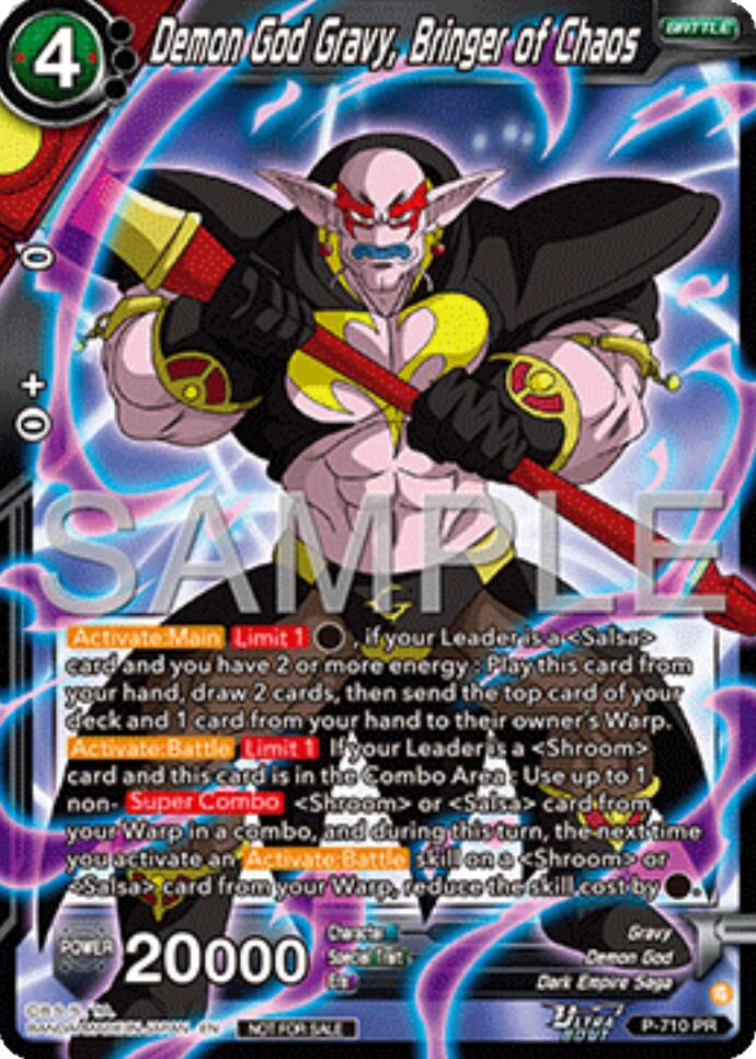 Demon God Gravy, Bringer of Chaos (Ultra-Bout Series Tournament Pack Vol.13) (P-710) [Tournament Promotion Cards] | Black Swamp Games