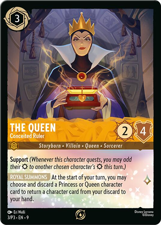 The Queen - Conceited Ruler (3/P3) [Promo Cards] | Black Swamp Games