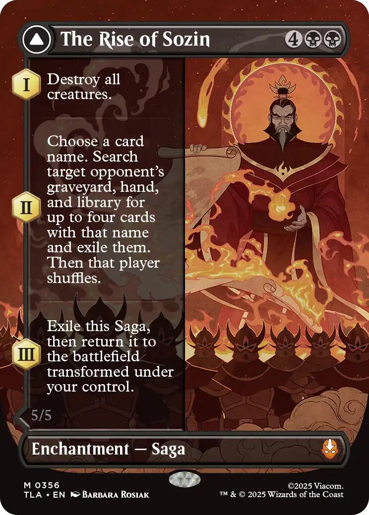 The Rise of Sozin (Borderless) [Avatar: The Last Airbender] | Black Swamp Games
