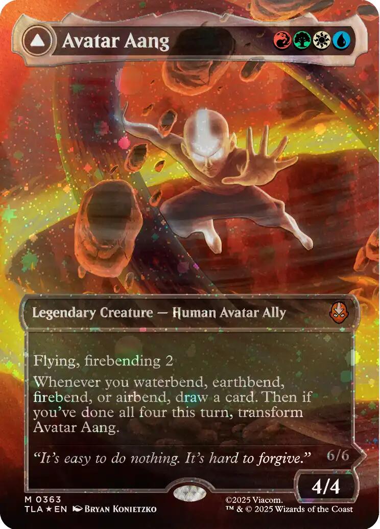 Avatar Aang (Raised Foil) [Avatar: The Last Airbender] | Black Swamp Games