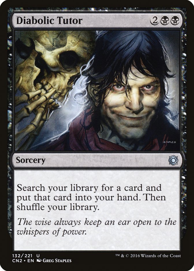 Diabolic Tutor [Conspiracy: Take the Crown] | Black Swamp Games