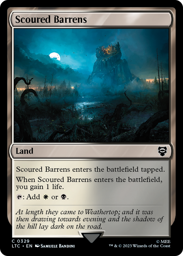 Scoured Barrens [The Lord of the Rings: Tales of Middle-Earth Commander] | Black Swamp Games