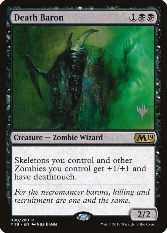 Death Baron (Promo Pack) [Core Set 2019 Promos] | Black Swamp Games