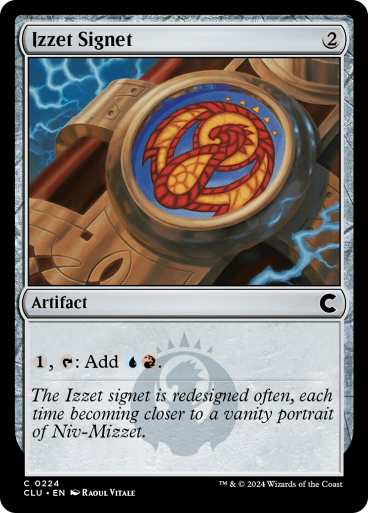 Izzet Signet [Ravnica: Clue Edition] | Black Swamp Games