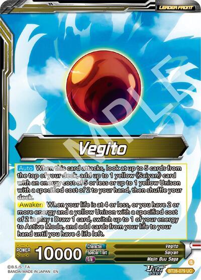 Vegito // SS Vegito, Transcendent Rage (SLR) (BT28-079) [Prismatic Clash] | Black Swamp Games