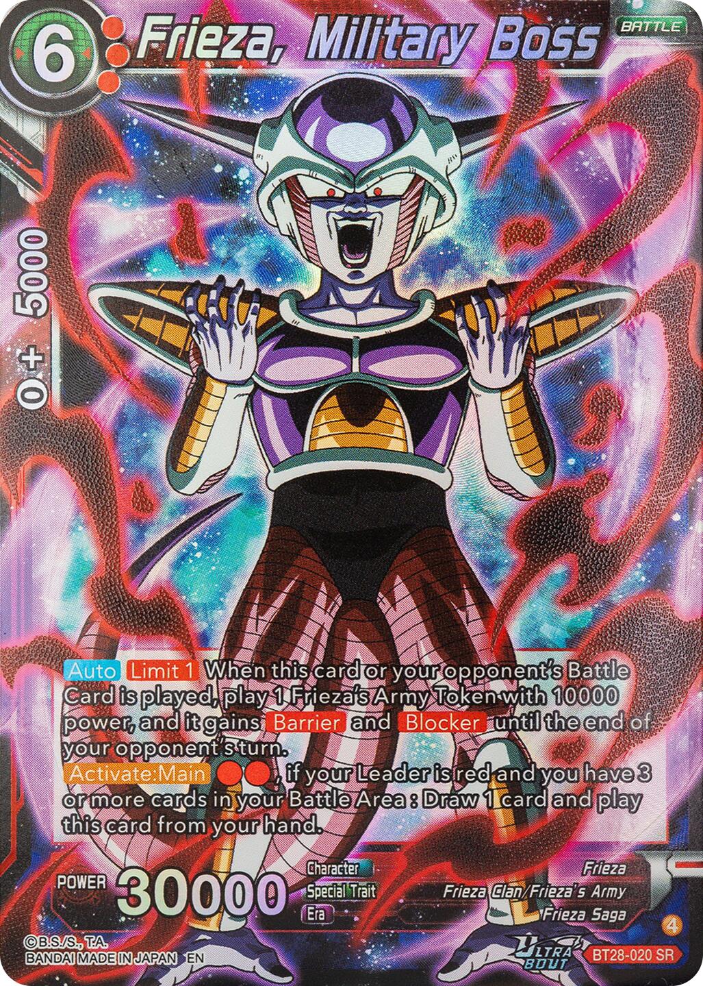 Frieza, Military Boss (BT28-020) [Prismatic Clash] | Black Swamp Games
