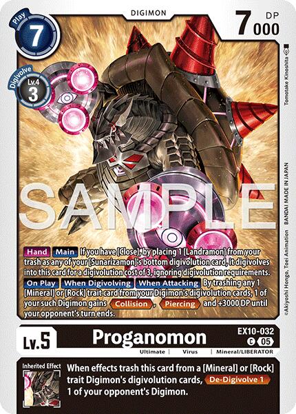 Proganomon [EX10-032] [Sinister Order] | Black Swamp Games