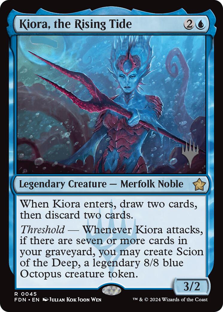 Kiora, the Rising Tide [Edge of Eternities Promo Pack] | Black Swamp Games