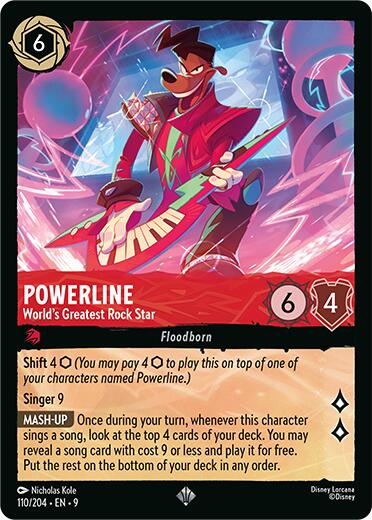Powerline - World's Greatest Rock Star (110/204) [Fabled] | Black Swamp Games