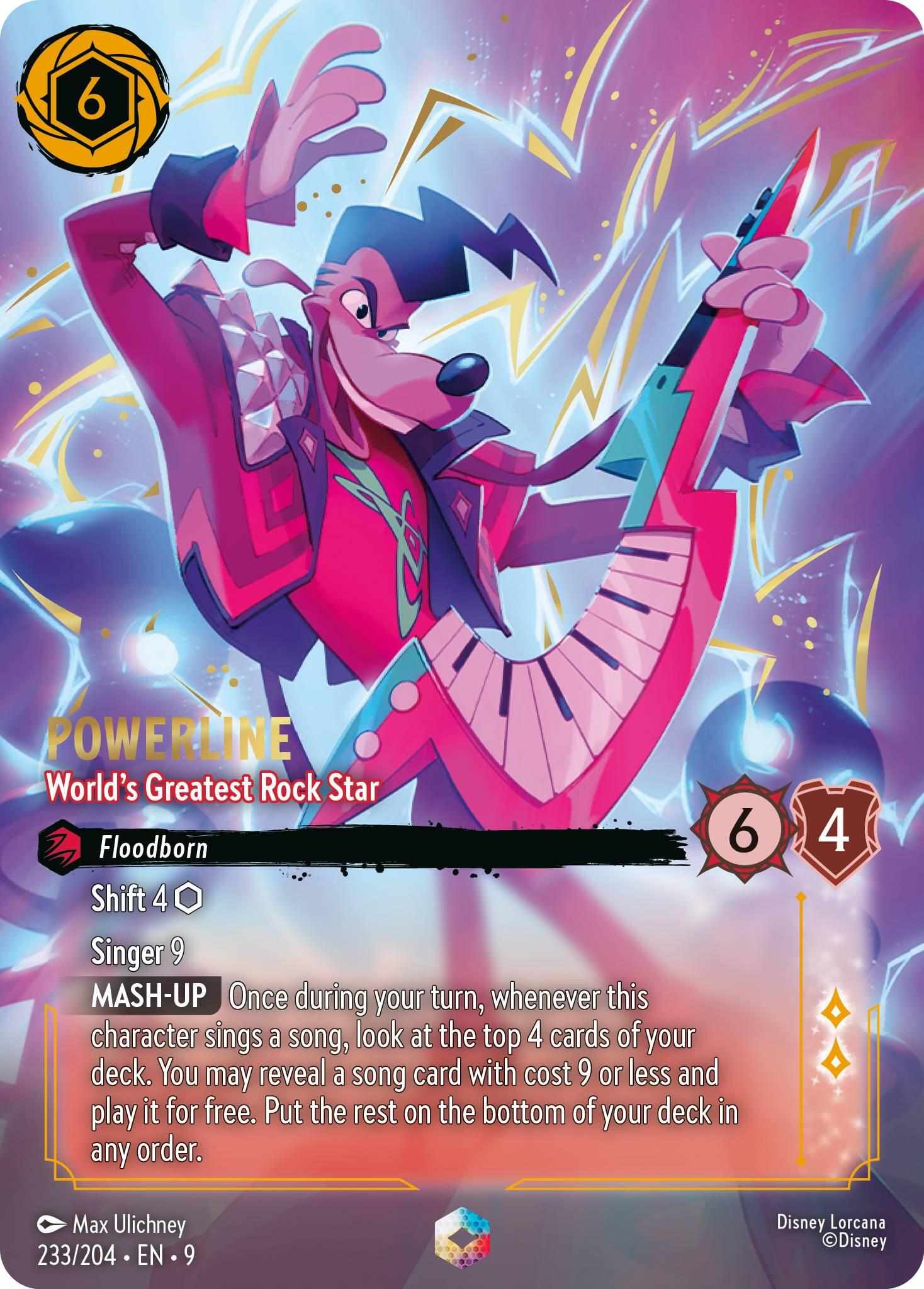 Powerline - World's Greatest Rock Star (Enchanted) (233/204) [Fabled] | Black Swamp Games