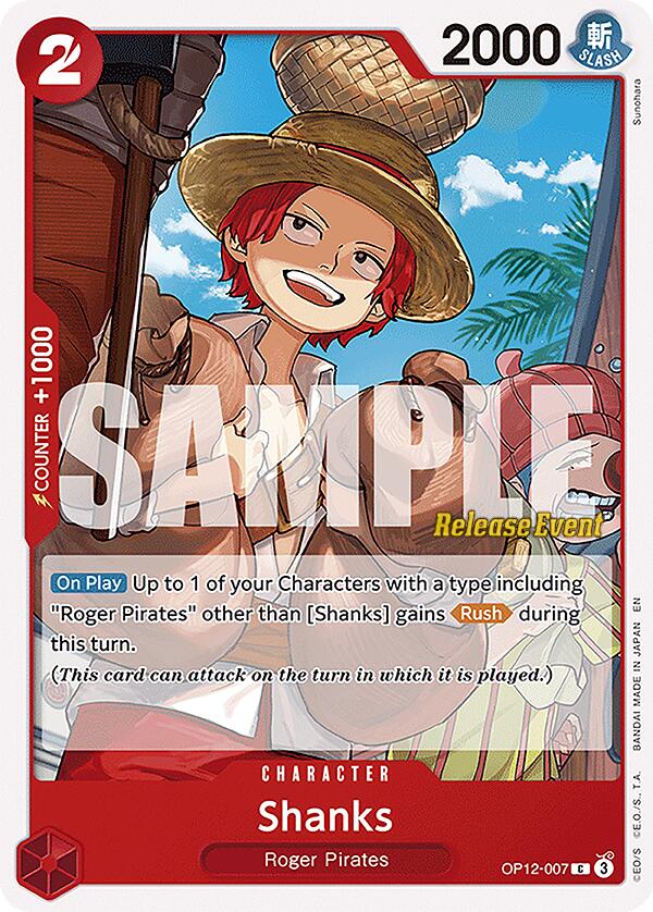 Shanks [Legacy of the Master Release Event Cards] | Black Swamp Games