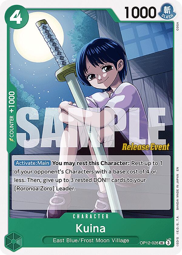 Kuina [Legacy of the Master Release Event Cards] | Black Swamp Games
