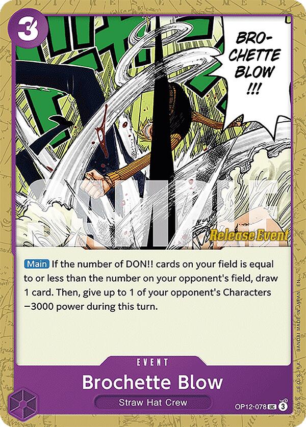 Brochette Blow [Legacy of the Master Release Event Cards] | Black Swamp Games