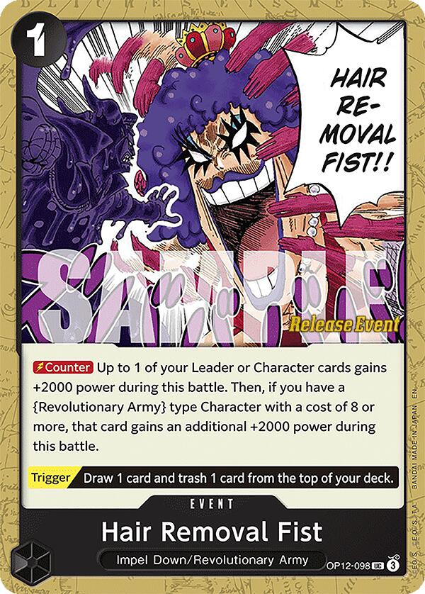 Hair Removal Fist [Legacy of the Master Release Event Cards] | Black Swamp Games